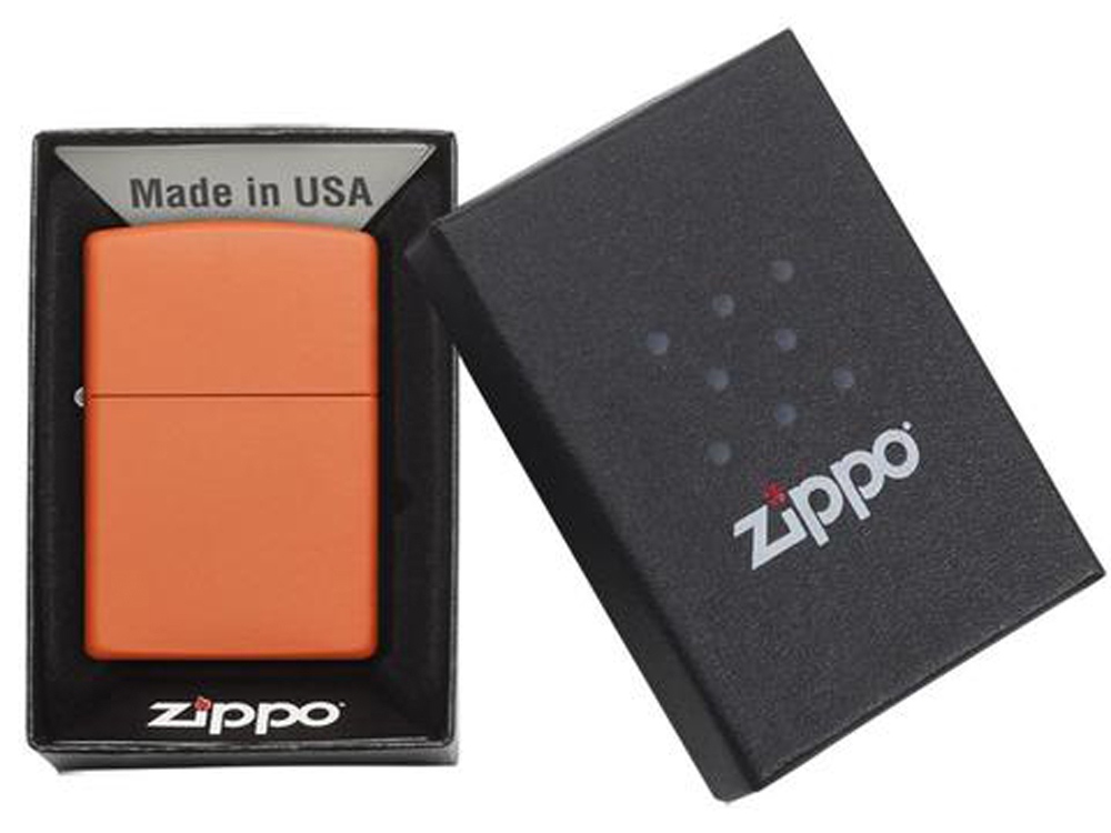   ZIPPO Classic   Orange Matte