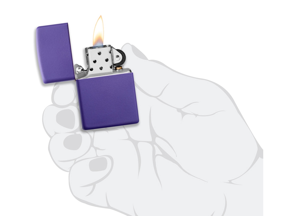  ZIPPO Classic   Purple Matte