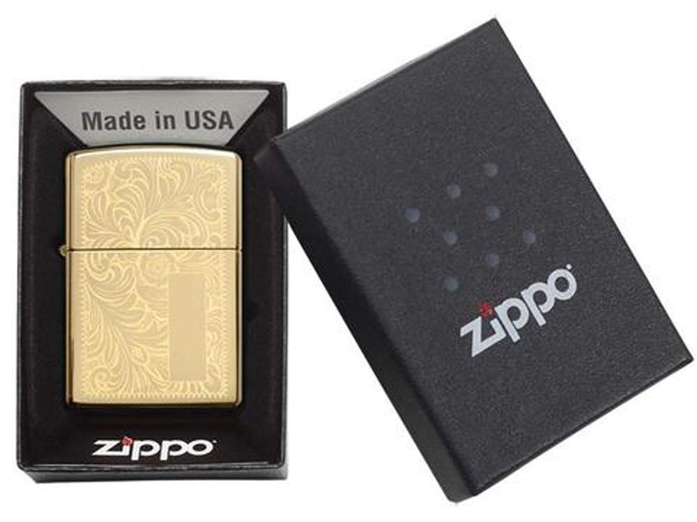  ZIPPO Venetian   High Polish Brass