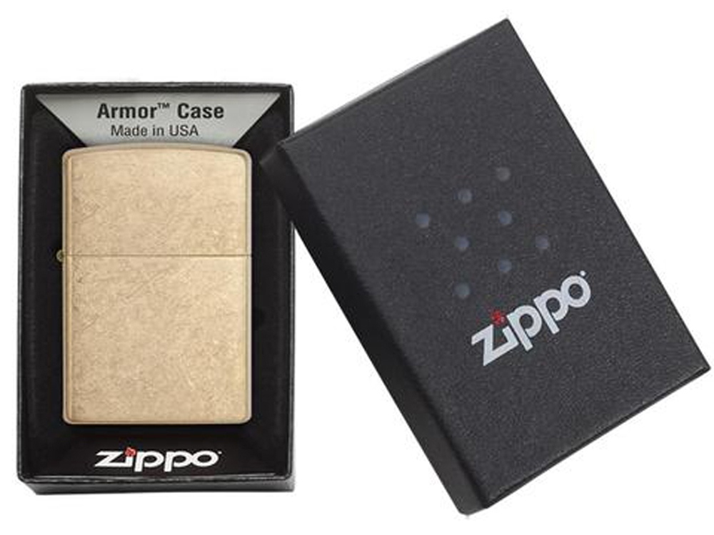  ZIPPO Armor  Tumbled Brass