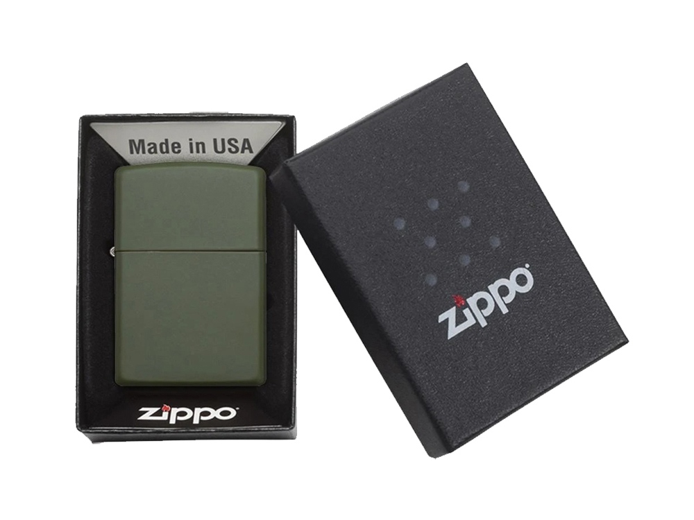  ZIPPO Classic   Green Matte