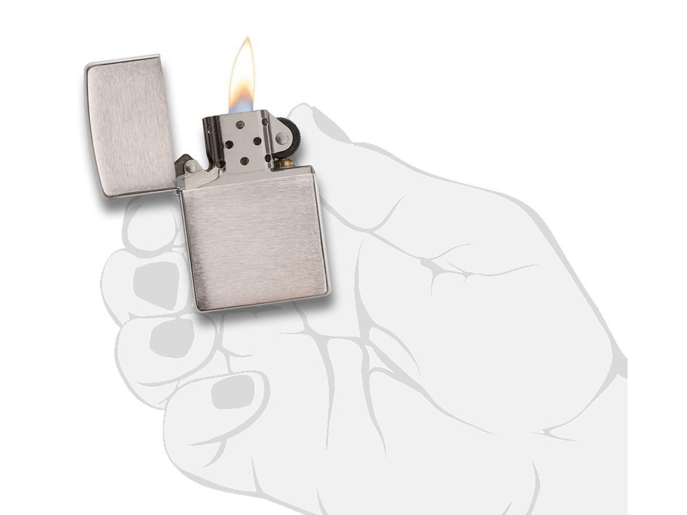  ZIPPO Classic   Brushed Chrome