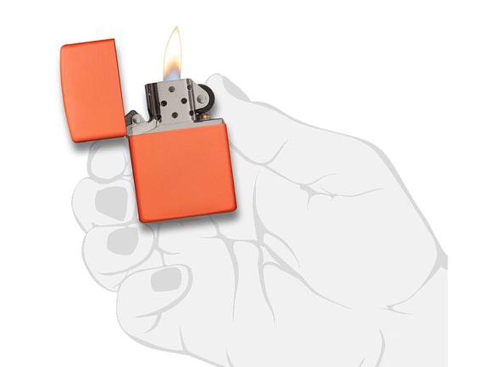   ZIPPO Classic   Orange Matte