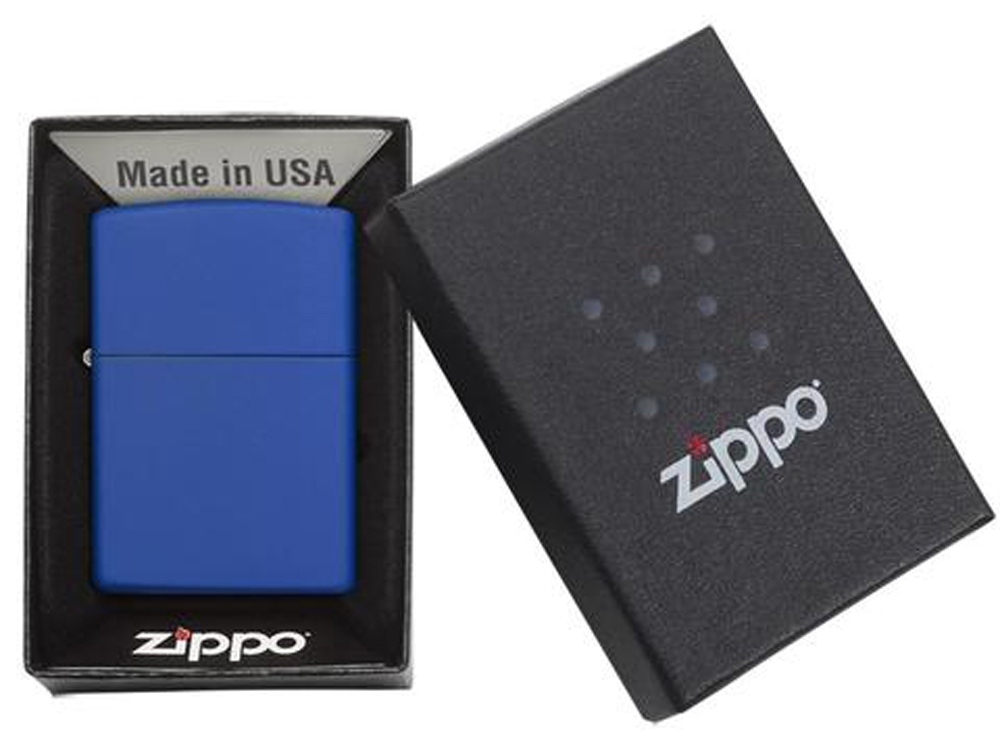  ZIPPO Classic   Royal Blue Matte