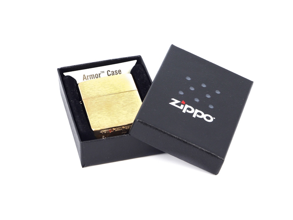  ZIPPO Armor   Brushed Brass