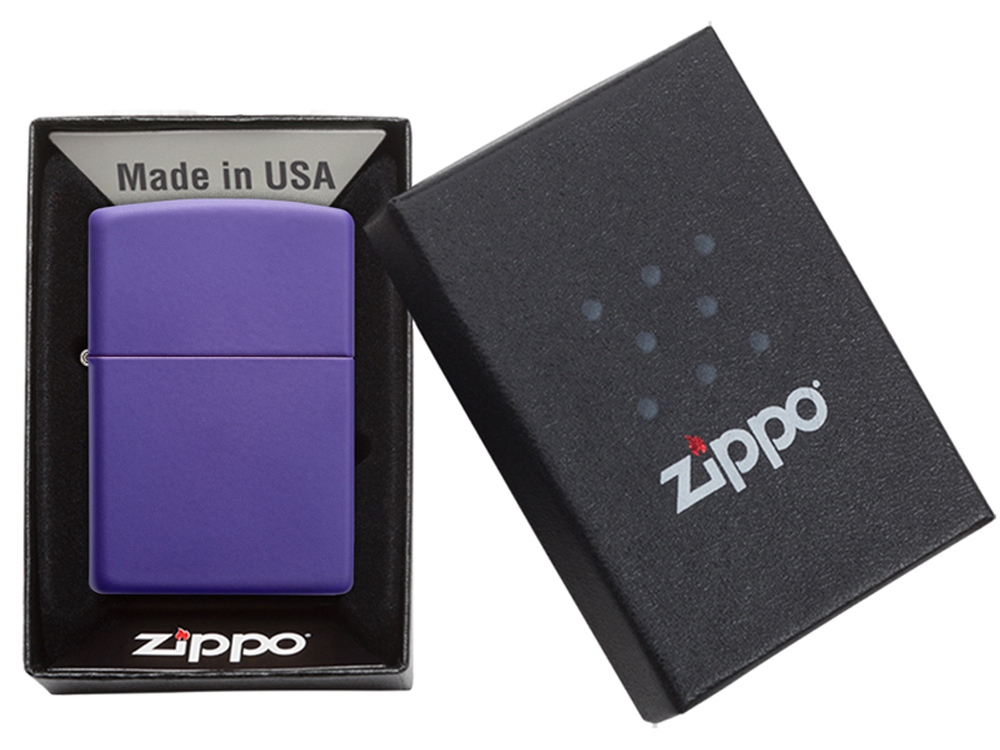  ZIPPO Classic   Purple Matte