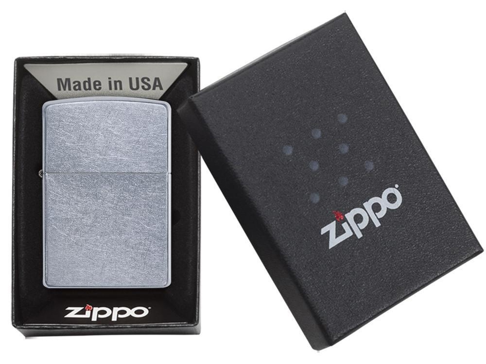  ZIPPO Classic   Street Chrome