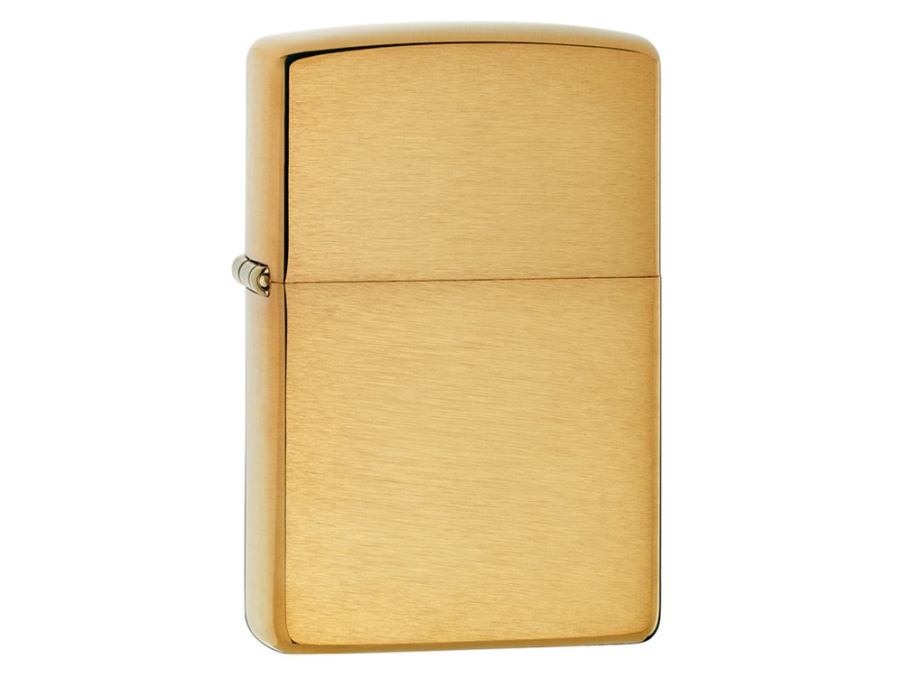 ,   ZIPPO   Brushed Brass