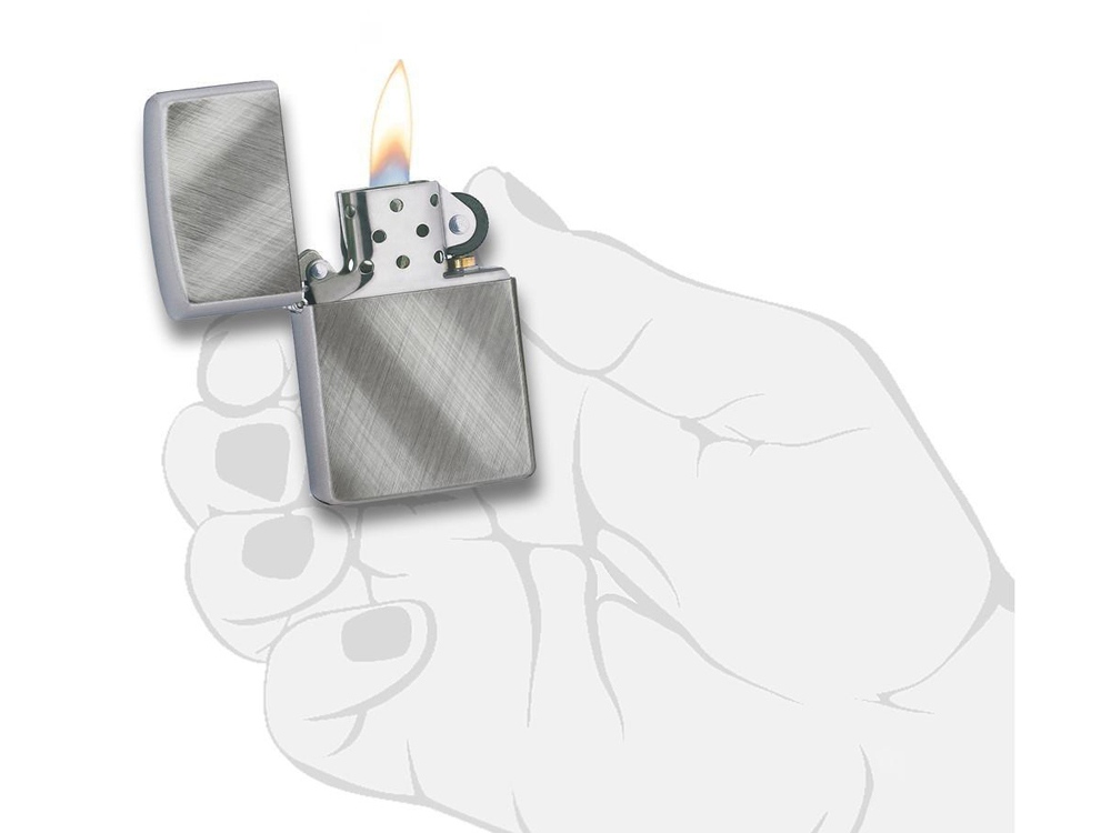  ZIPPO Classic   Brushed Chrome