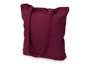бордовый,  Сумка из плотного хлопка Carryme 220, 220 г/м2