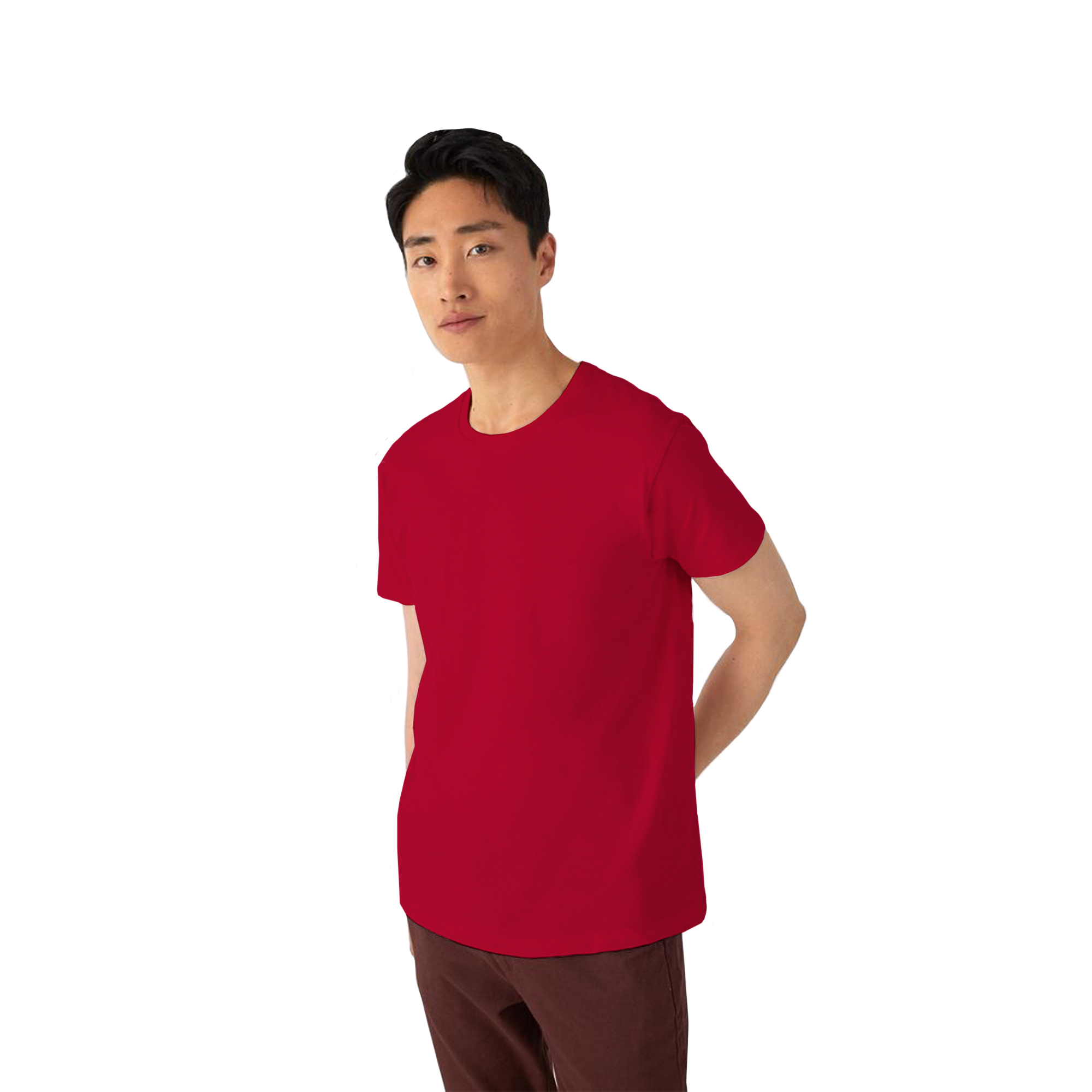    Biosfair Tee/men, -/deep red,  L