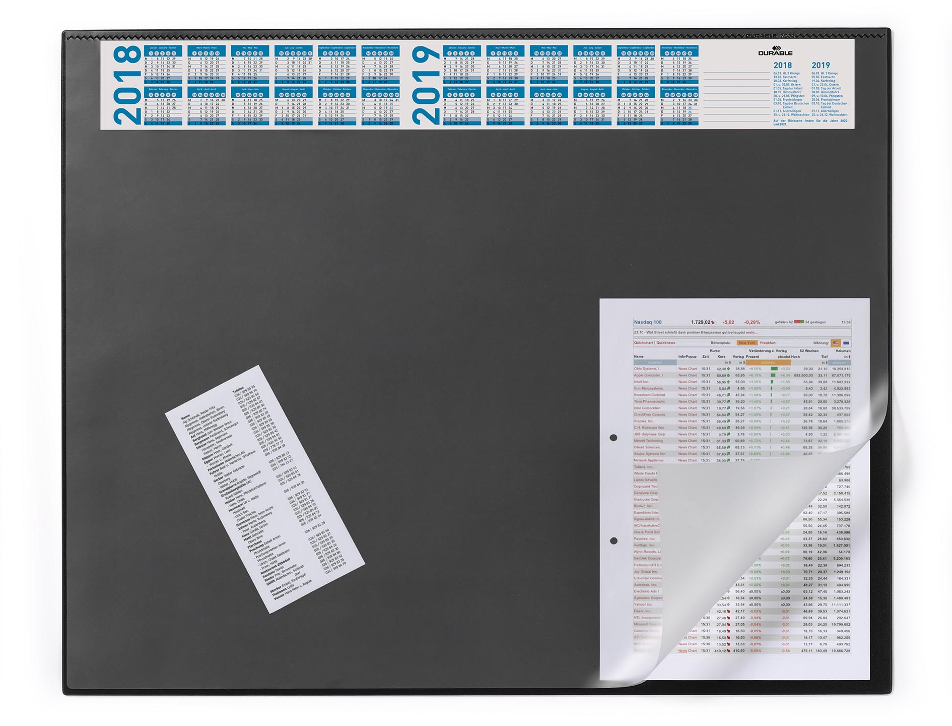   ,  720401     Desk Mat with calendar 6552 