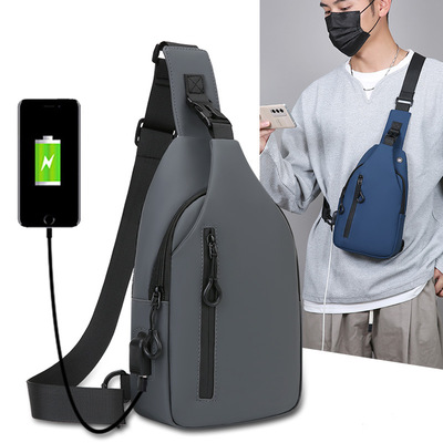 Сумка через плечо для мужчин с USB-портом