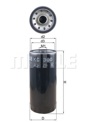Фильтр топливный KC300 KNECHT KC300 Фильтр топливный KC300 KNECHT KC300
