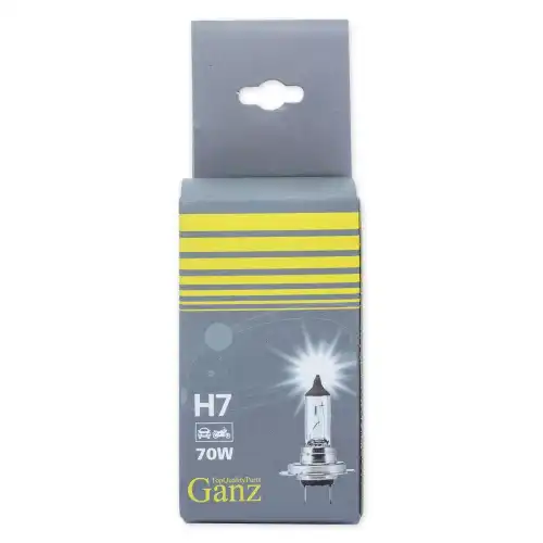 Лампа 24V H7 70W PX26d 1 шт картон GANZ GIP06015 Лампа 24V H7 70W PX26d 1 шт картон GANZ GIP06015