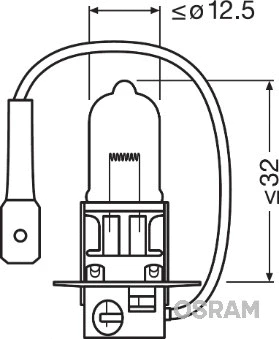 лампа галогеновая H3 OSRAM 64156 лампа галогеновая H3 OSRAM 64156