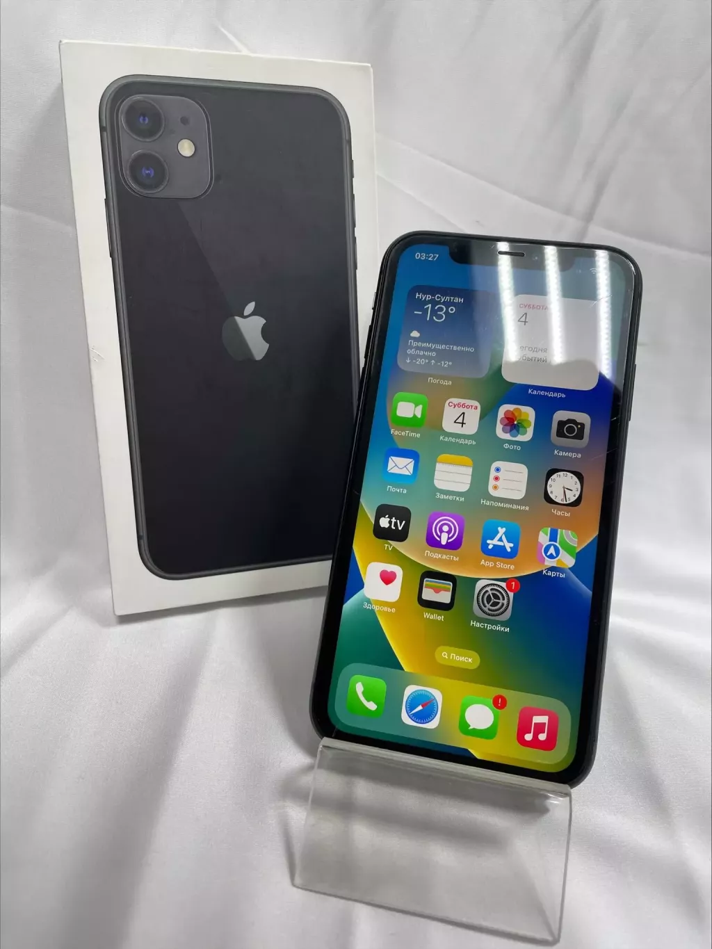 iPhone 11 64гб {Алматы} б/у купить по низкой цене в Алмате 5491