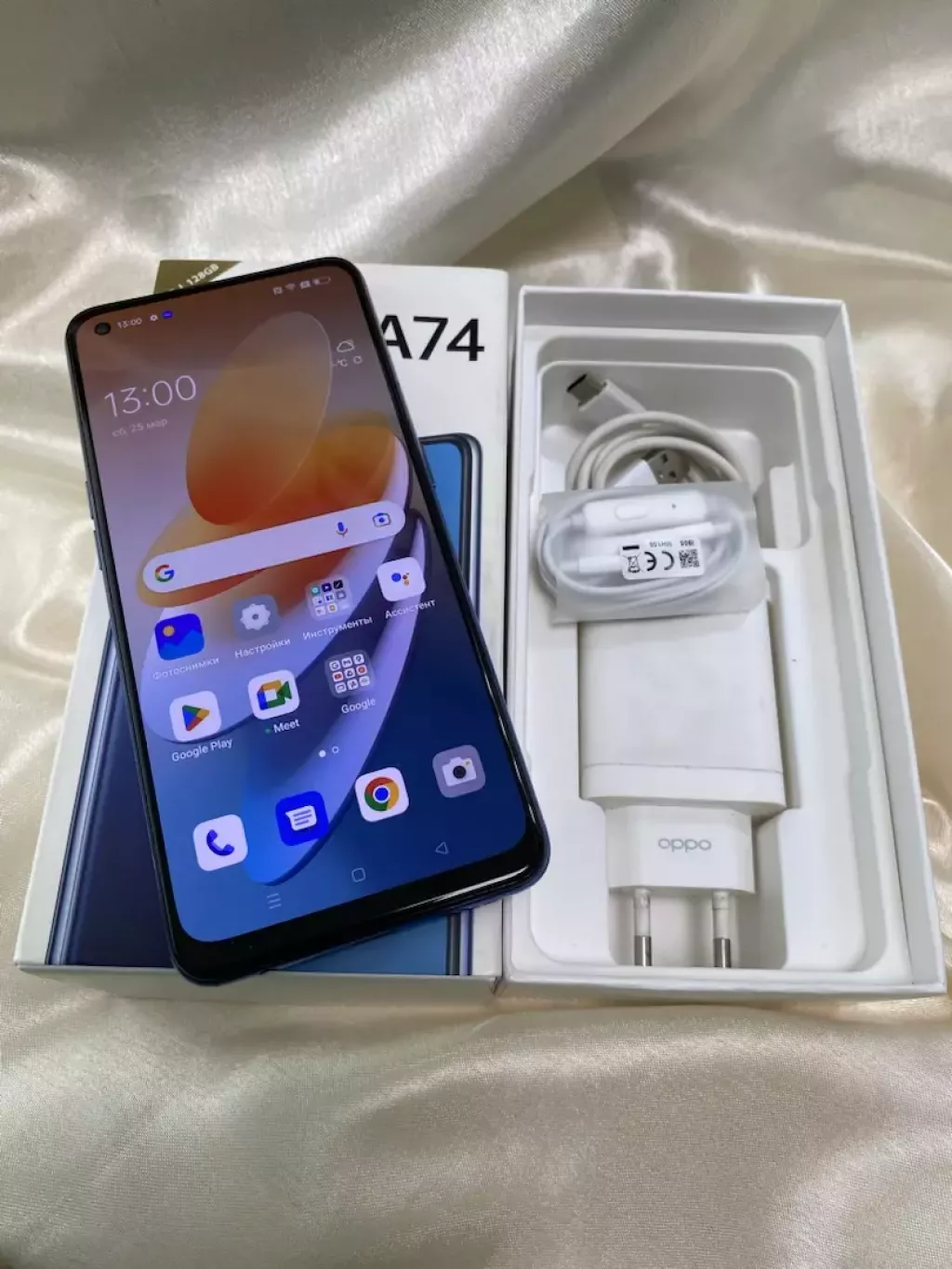 Oppo A74 128Gb б/у купить по низкой цене в Аркалыке 7081