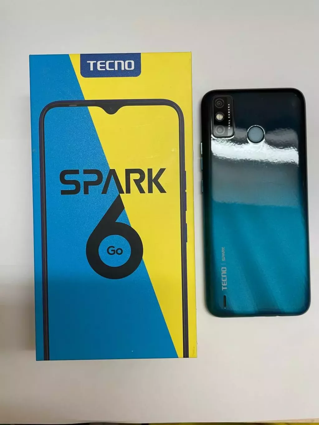 Tecno Spark 6 б/у купить по низкой цене в Шалкар (Актюбинская область) 1836