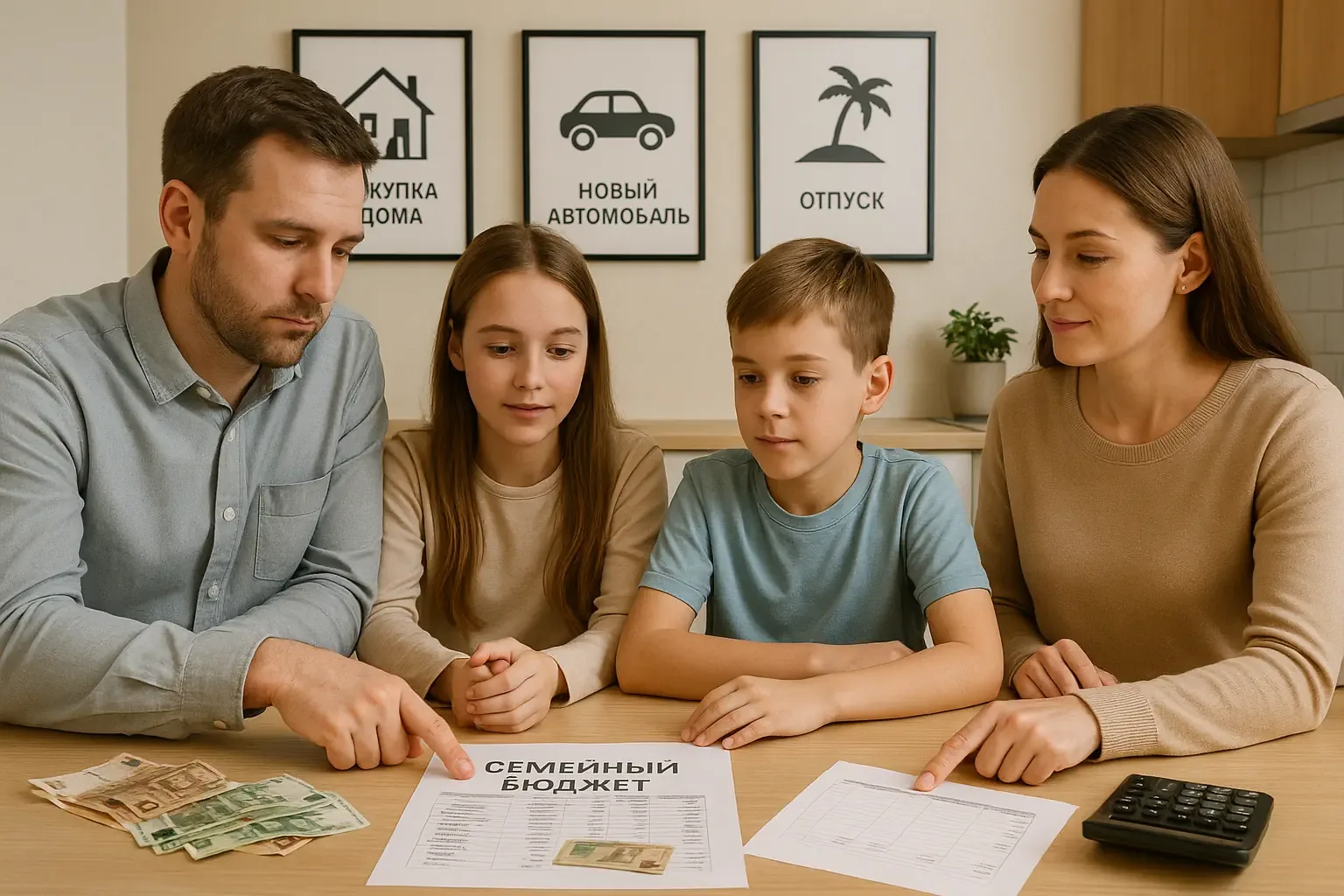 Как родители формируют финансовые установки детей