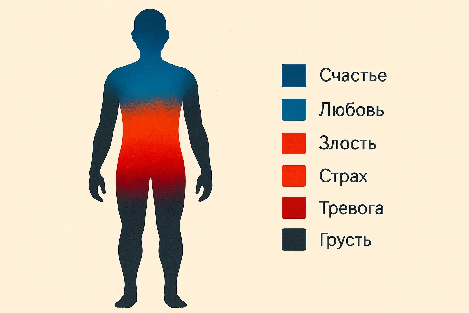 Роль телесных ощущений в понимании эмоций