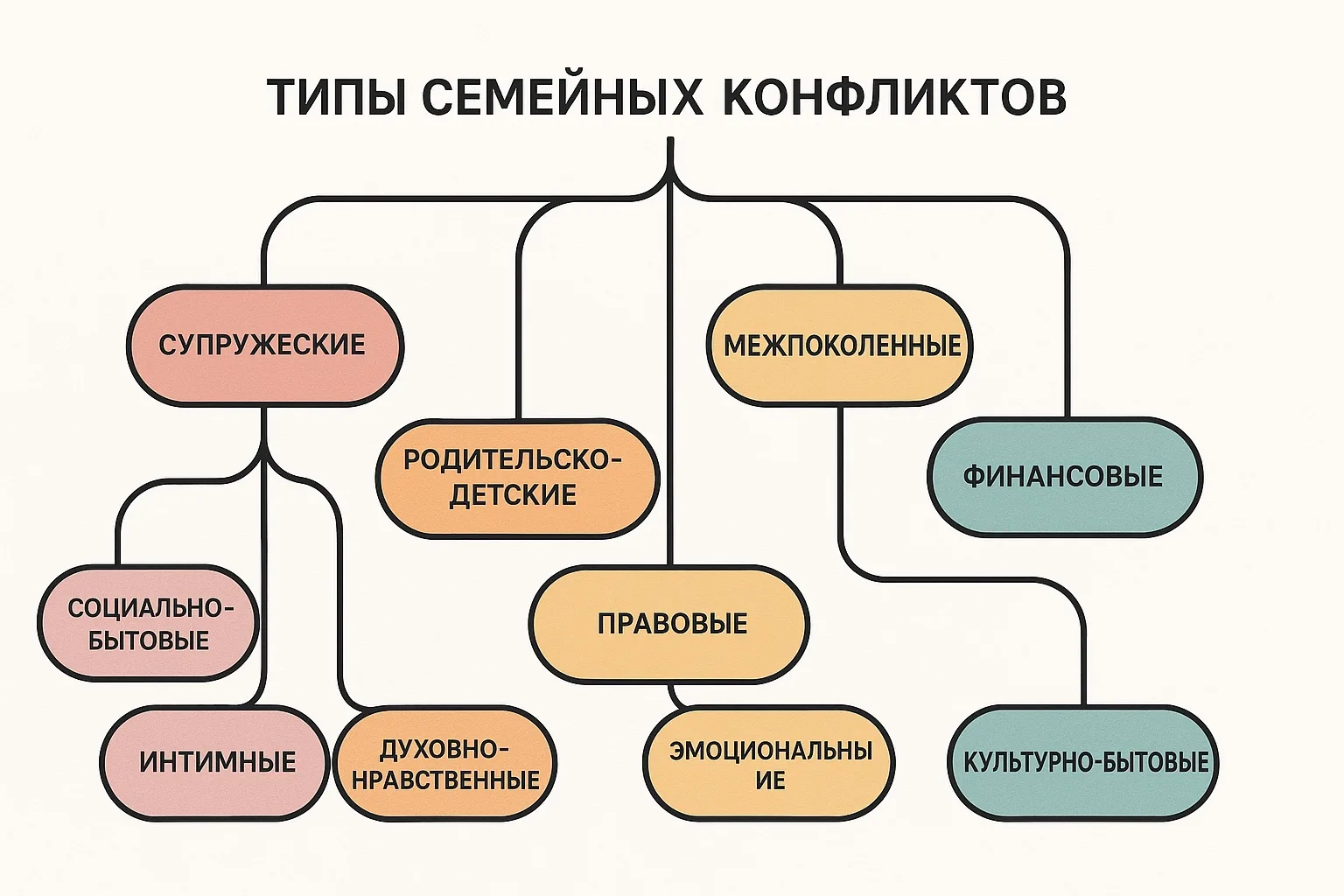 Типология семейных конфликтов: от бытовых споров до экзистенциальных кризисов