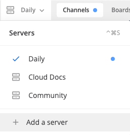 добавление сервера