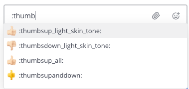 использование двоеточия для реагирования