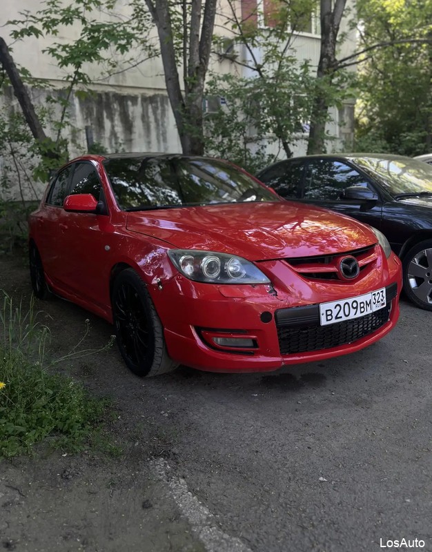 Mazda 3 MPS 2.3 MT, 2007, 220000 км