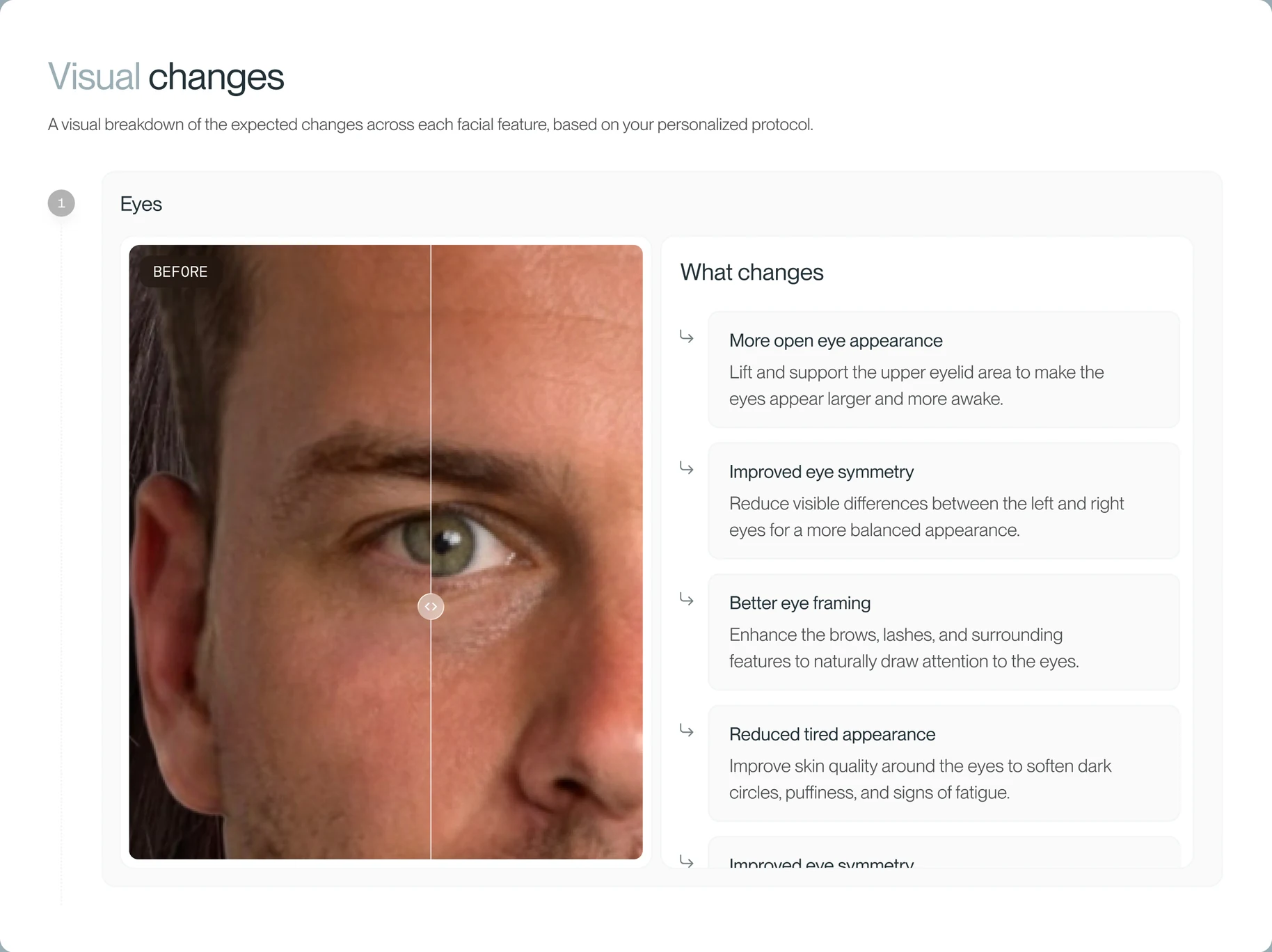 Visual changes expected from your protocol Visual changes expected from your protocol