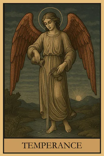 Карта Таро Умеренность