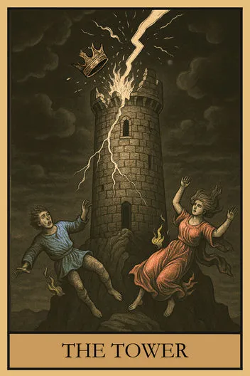 Карта Таро Башня