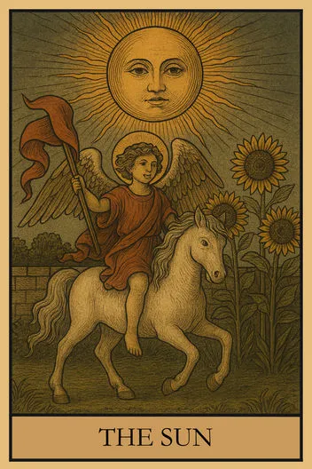 Карта Таро Солнце