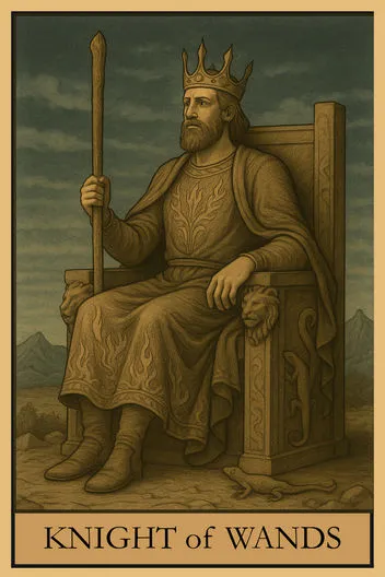 Карта Таро Король Жезлов