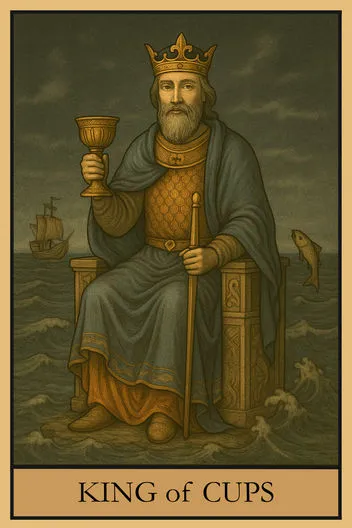 Карта Таро Король Кубков