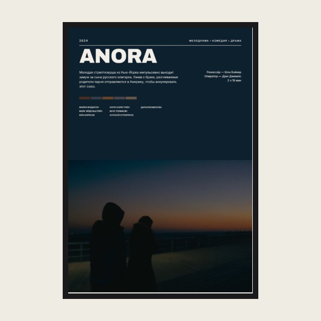 Постер Анора