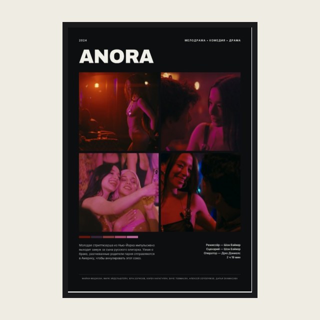 Постер Анора