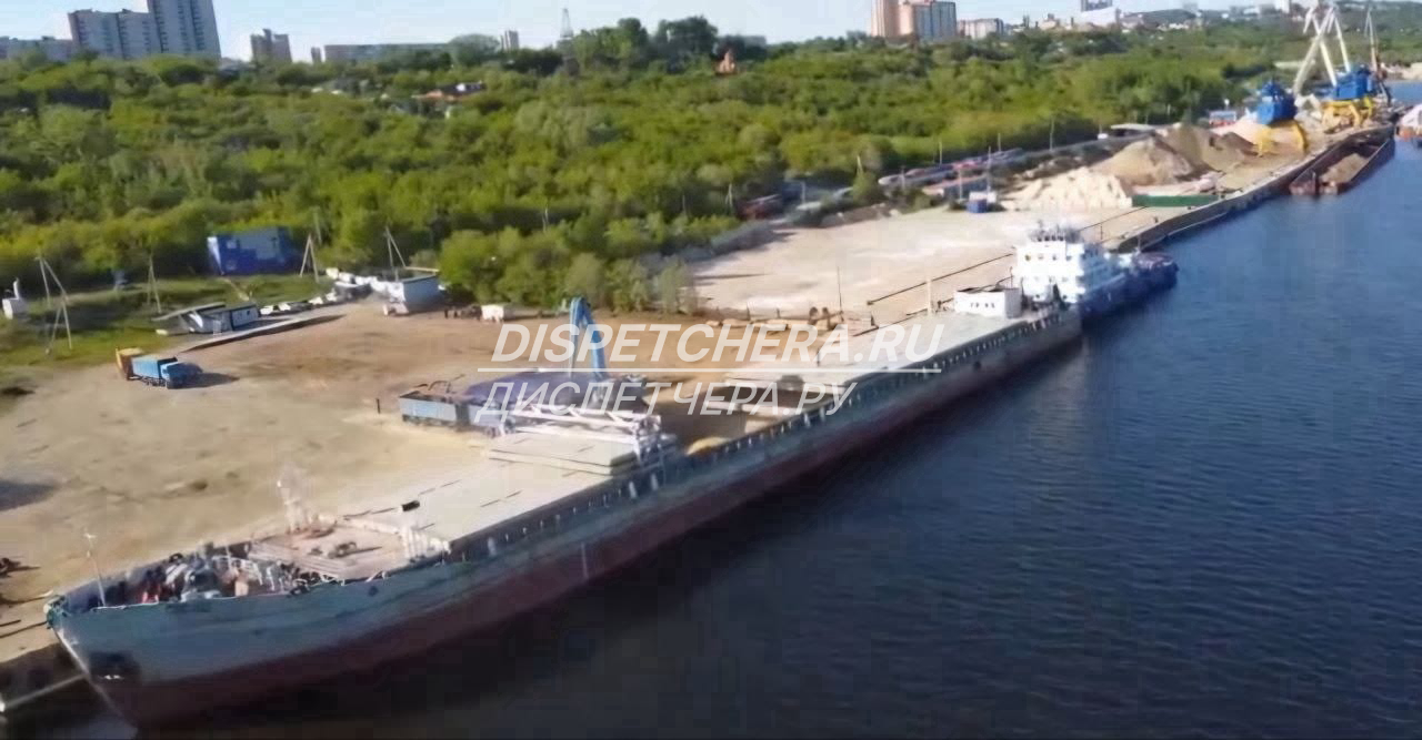 Подбор баржи с подачей по Кище, Дагестану