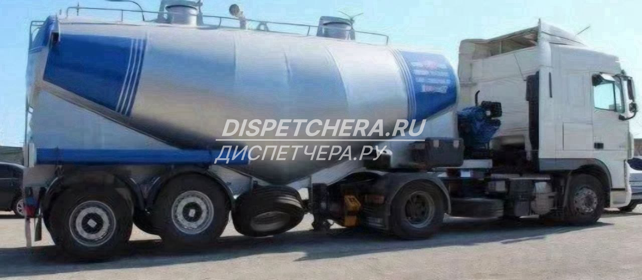 Цементовоз с подачей по Казанскае, Краснодарскому краю