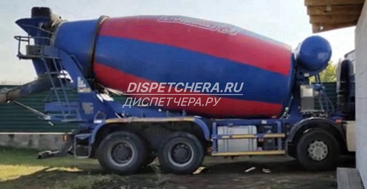 Бетоновоз без выходных по Усть-Багаряку, Челябинскае