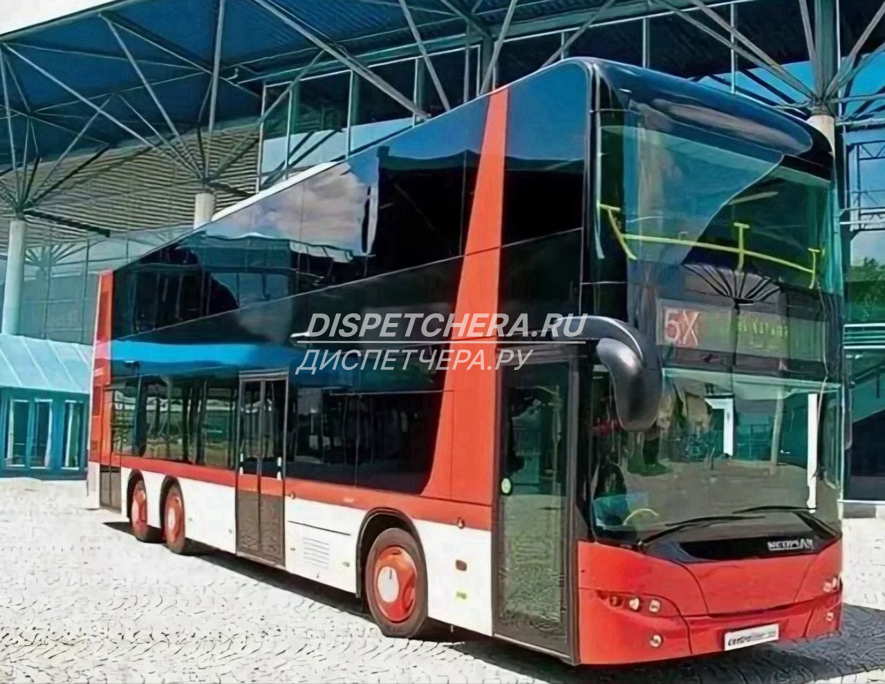 Двухэтажные автобусы с подачей по Пролетарию, Новгородской области