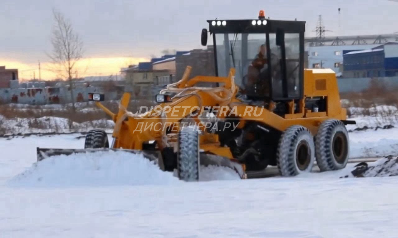 Грейдеры без выходных по Черемшану, Татарстану