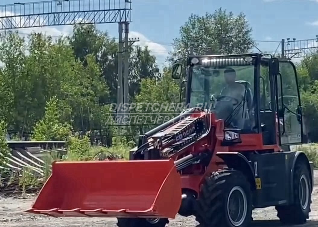 Транспортировка погрузчика по Пояконде, Мурманской области