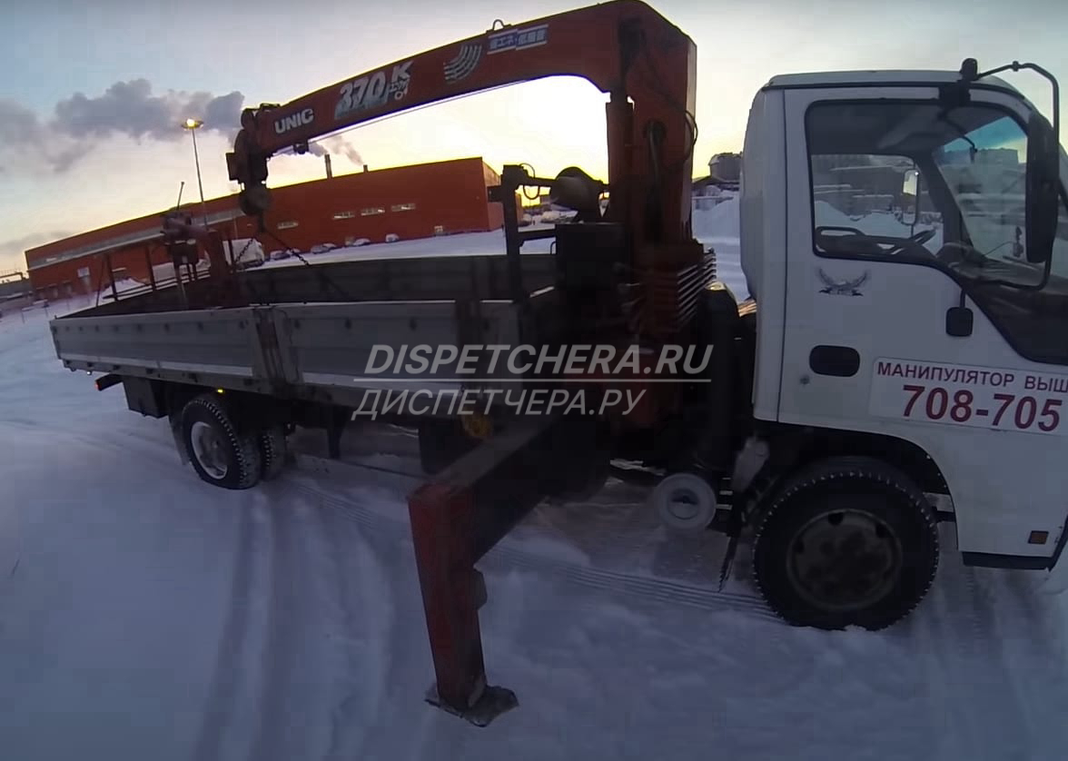 Манипулятор 3, 5, 10, 20 тонн с подачей по Кандры, Башкортостану