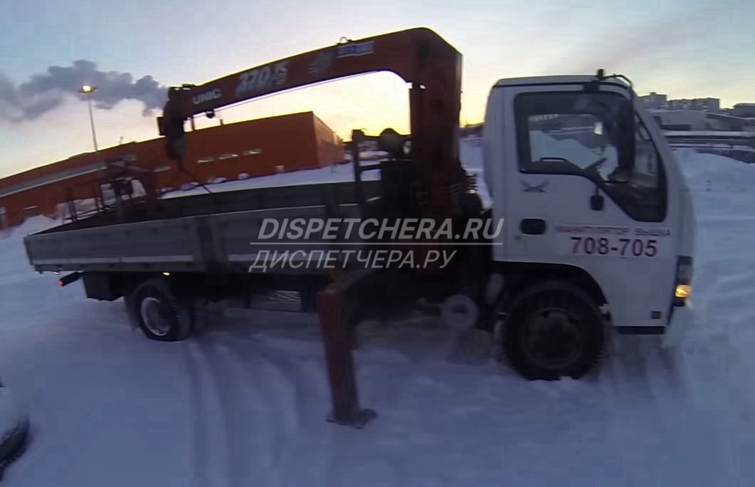 Манипулятор 3, 5, 10, 20 тонн без выходных по Приобье, Ханты-Мансийский АО