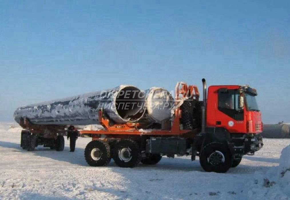 Трубовоз с подачей по Лобаново, Пермскому краю
