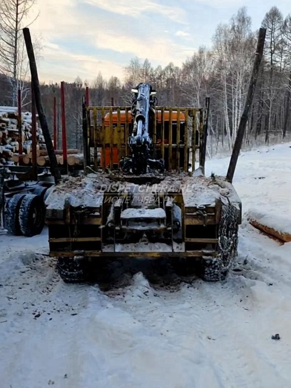 Лесовоз с подачей по Селихино, Хабаровскому краю