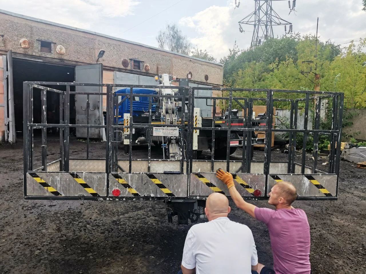 Автовышки без выходных по Гжели, Московской области