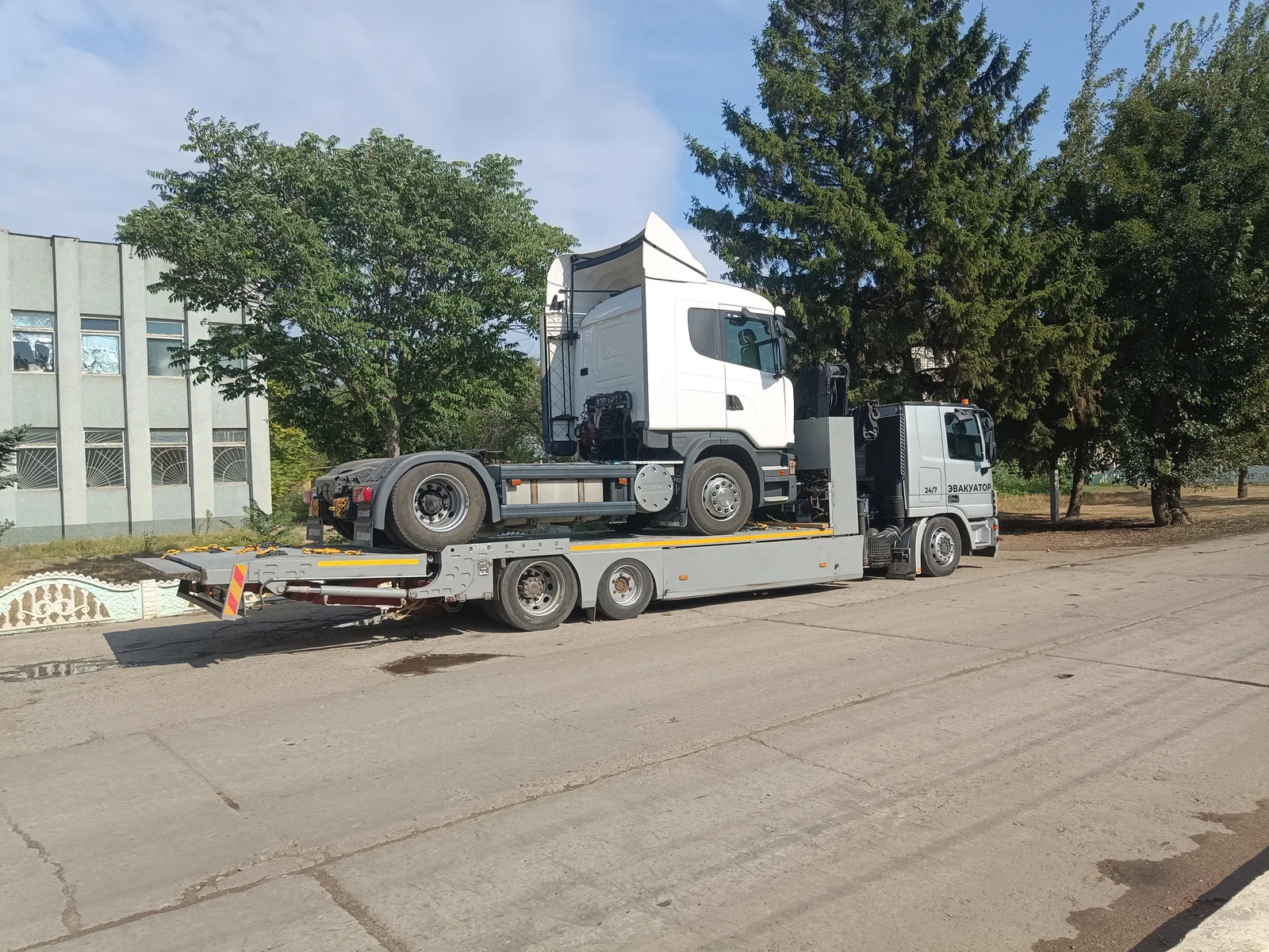 Грузоперевозка коммунальной техники с подачей по Сиваки, Амурской области