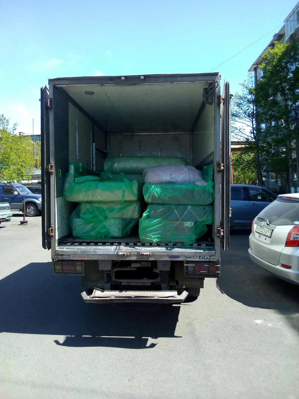 Бронируем рейс на отправку телеги на адрес Иркутской области